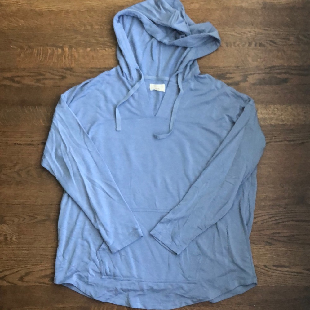 Lou & Grey Periwinkle Signature Soft Hoodie, Size Large